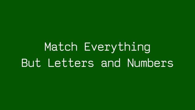Learn Regular Expressions (Regex) - Crash Course for Beginners