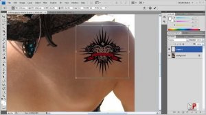 Photoshop CS4 - Applying Digital Tattoos