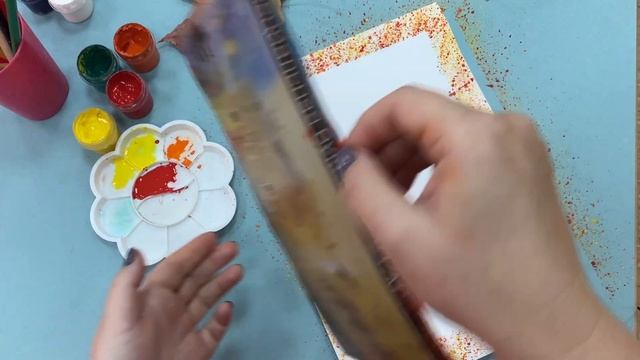 Мастер-класс "Осенняя открытка" смотреть онлайн