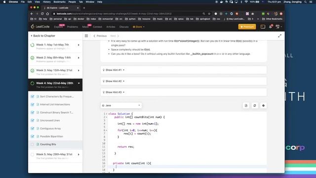 leetcode Counting bits | Java смотреть онлайн