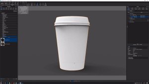 Keyshot paper cup Render Tutorial Рендер в Кейшот.
