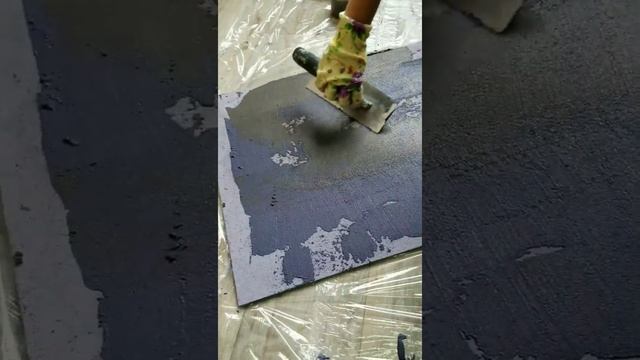 Нанесение микроцемент Luxus Paint