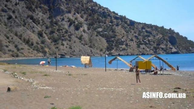 Веселая бухта в Крыму. Отдых в Крыму недалеко от Судака