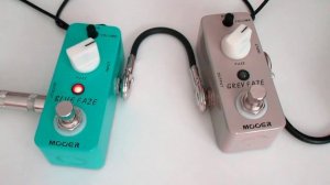 Mooer Grey Faze (Germanium Fuzz Face) versus Mooer Blue Faze (Silicon Fuzz Face)