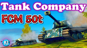Танк Компани. FCM 50t в стоке. Tank Company
