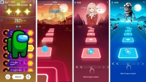 Among Us - Moana - 2 Phut Hon - Crazy Frog | Tiles Hop EDM Rush