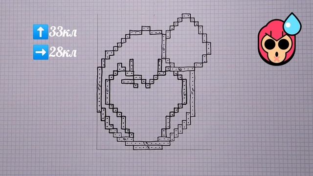КАК НАРИСОВАТЬ ЗНАЧОК КОЛЬТА по клеточкам | Как нарисовать Бравл Старс  | Кольт #Shorts #pixelman