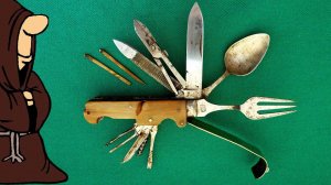 Редчайший Арабский складной нож-мультитул в коллекции ножей РИ и СССР / USSR knife collection