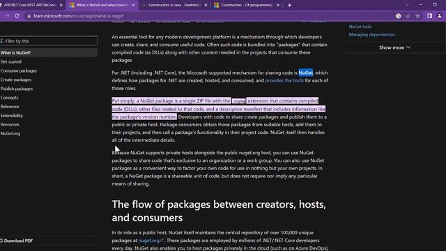 ASP.NET Core Blazor  WebAssembly - 20 - What are NuGet Packages in ASP. NET Core Blazor WebAssembly