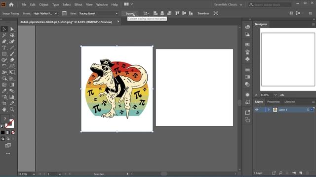 কীভাবে পিএনজিকে ভেক্টরে রূপান্তর করবেন | How to Convert a PNG to Vector in Illustrator смотреть онлайн