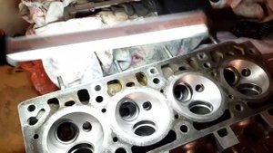 Обзор ГБЦ УЗАМ 248 Москвич тюнинг вариант (начало работ)