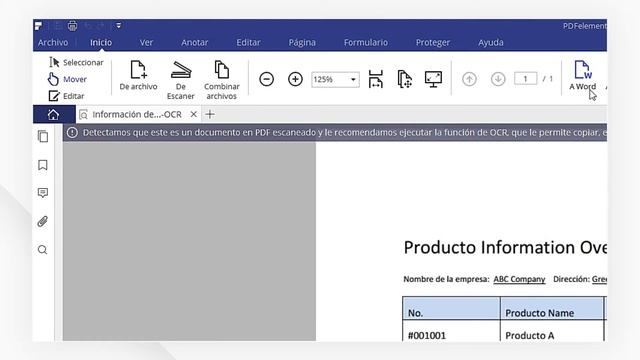 Convertir PDF escaneado en formato Excel con PDFelement Windows смотреть онлайн