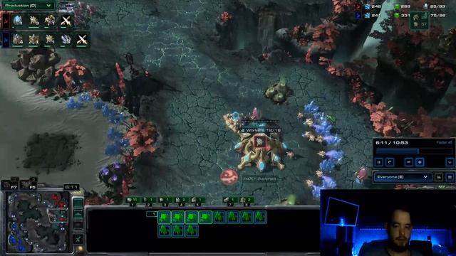 Старкрафт 2 - Протоссы Гайд - Шаг 10 - vs Протосс как играть ? смотреть онлайн