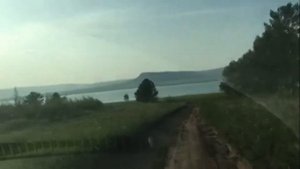 Ангара Большая вода Обусинский залив начало августа 2019