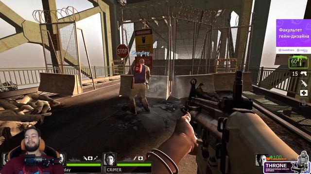 Банда играет в Left 4 Dead 2 #5 (SGT GRAFOYNI, CeMka7721, Crimer, Sunday) смотреть онлайн