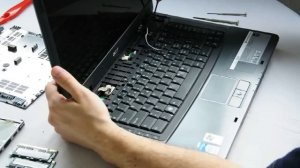 Acer Extensa 5620 Disassembly video, upgrade RAM & SSD, take a part, how to open