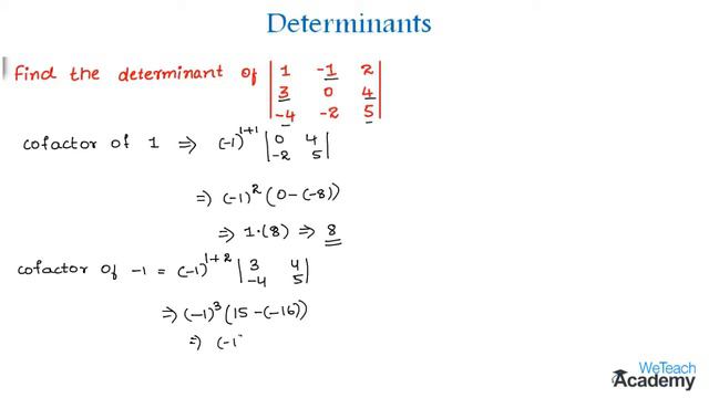 016-Determinant  Example  1  Matrices  Maths Algebra_v720P