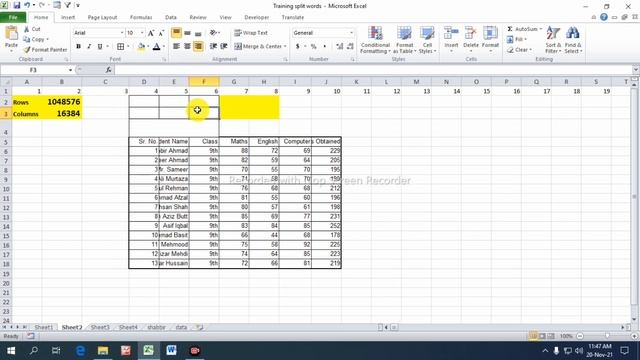 Introduction to MS Excel # Spread sheet Interface# # Excel for Beginners# Excel Sheet Introduction