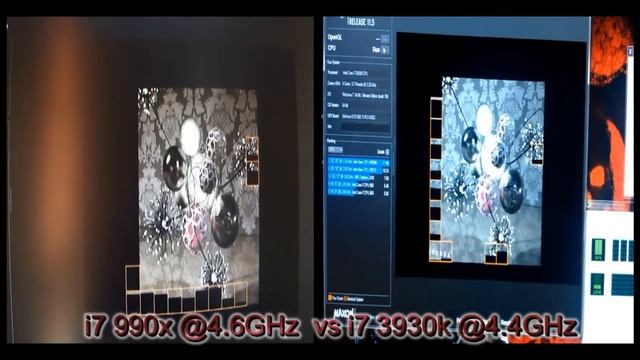 Intel i7 990X@4.6GHz vs Intel i7 3930K@4.4GHz - Cinebench 11.5 смотреть онлайн