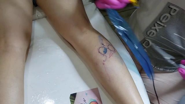 Tattoo Harry Potter Aquarela 1/3 смотреть онлайн