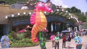 ГонКонг, Океан парк, Аттракционы.