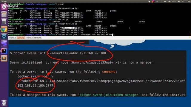 Docker Swarm walkthrough