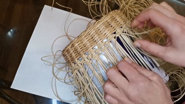 Ажурная Шкатулка из Газетных Трубочек и Макраме от,, Я Не Волшебник,,