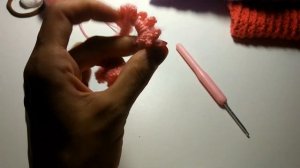 Вязание. Резинка для волос крючком.