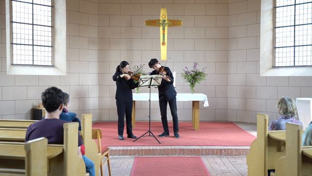 Violin Duo, Ennio Morricone - "Love Theme" - from "Cinema Paradiso" смотреть онлайн