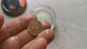 Как лучше всего в "домашних" условиях "почистить" золотую монету ? Надежний "неабразив" способ !