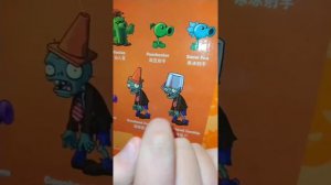 распаковка игрушек зомби против растений