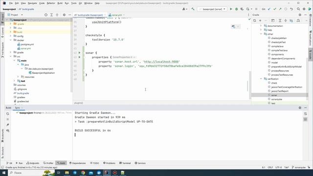 Spring boot + sonarqube + jacoco