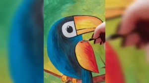 Урок рисования "Тукан" Как нарисовать Тукана. Рисуем вместе птицу