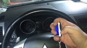 Mitsubishi Outlander XL автозапуск. Обзор установленной сигнализации StarLine E90 с запуском