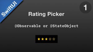 SwiftUI: StateObject
