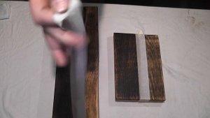 Обжиг, браширование и пропитка маслом сосновой и дубовой доски wood aging. Summer Resident.