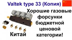 Valtek тип 33 (китайская копия) - хорошие бюджетные форсунки ГБО