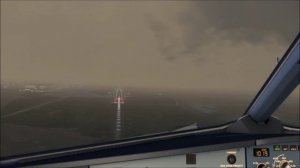 [FSX HD] Cloudy day go around and landing in Venice Marco Polo Airport