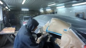 Красим арку переходом. Paint the arch transition.