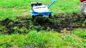 Вспашка дерновины с помощью грунтозацепов и плуга