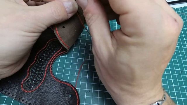«Беспалые перчатки» по выкройке Анатолия Левита/Pattern PDF leather men’s fingerless gloves