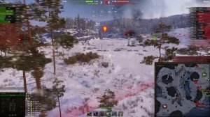 Когда счет 0-6! Защитник леса показал на что способен в бою! Strv 103B игра с головой в wot