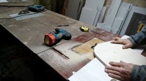 Изготовление скругленных полок из ДСП.