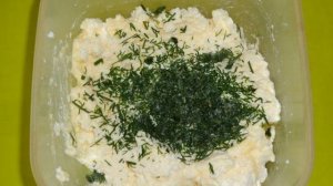 Галушки из творога с укропом