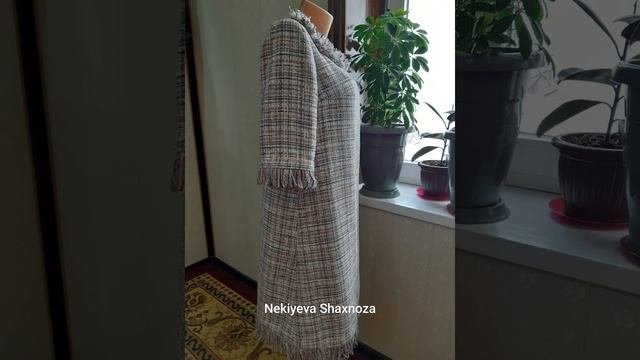 Платье из твида на подкладке#твид#шанель #платье #своимируками #своими
