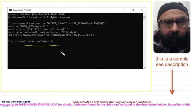 Connectivity to SQL Server Running in a Docker Container (2 min preview) смотреть онлайн