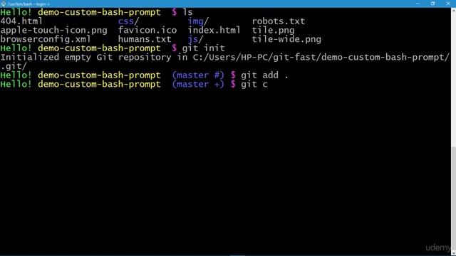 054 An Introduction Custom Bash prompt in Git Lab смотреть онлайн