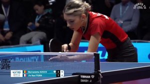 FULL MATCH | Bernadette Szocs vs Jia Nan Yuan | SemiFinals 2024  Europe Top 16 Cup