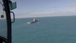 Ходовые испытания авианосца 'Викрамадитья'