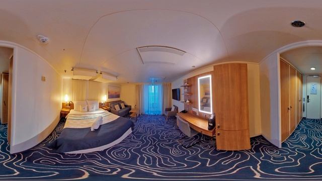 Виртуальный тур по Junior Suite на круизном лайнере Astoria Grande. Сочи. Видео 360°. 8K